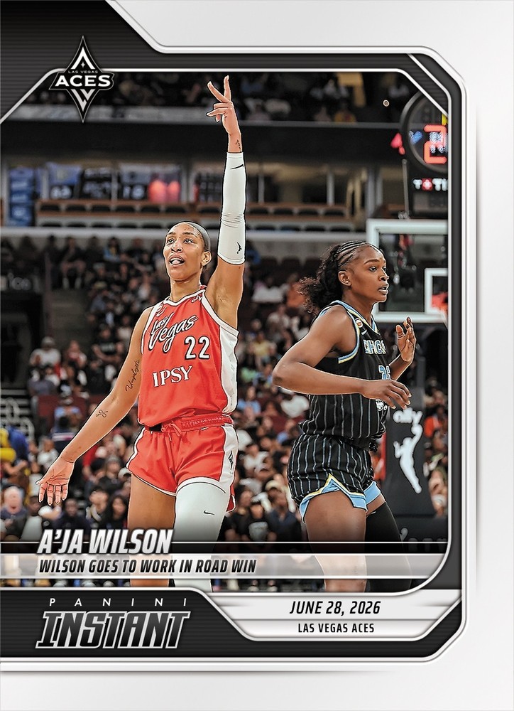 2026 Panini Instant WNBA #202 A&rsquo;ja Wilson Las Vegas Aces PRESALE