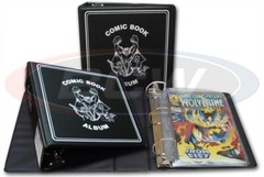 BCW Black Binder 3 In. For 20 Comic Books Collections Clear Storage Holds 20 NEW