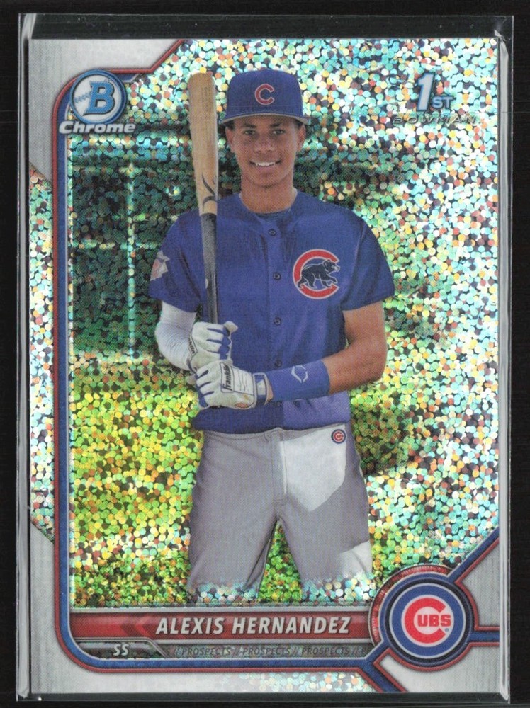 Alexis Hernandez 2022 Bowman Chrome Speckle Refractor /299 #BCP-172 Chicago Cubs