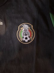 Adidas Mexico 2010 World Cup Away black jersey size Medium #4 Marquez