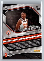 2025 Panini Prizm WNBA #131 Saniya Rivers White Seismic Prizms