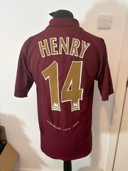 Arsenal Thierry Henry 2005-06 Home Football Shirt Medium Nike