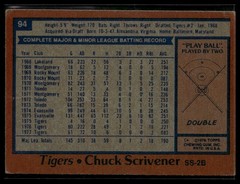 1978 Topps #94 Chuck Scrivener