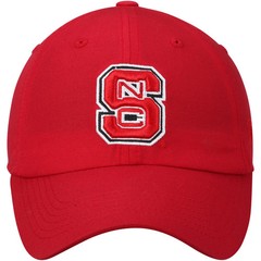 Men&rsquo;s Top of the World Red NC State Wolfpack Primary Logo Staple Adjustable Hat