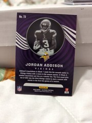 2023 Panini Illusions RC #73 Jordan Addison Vikings Rookie RC