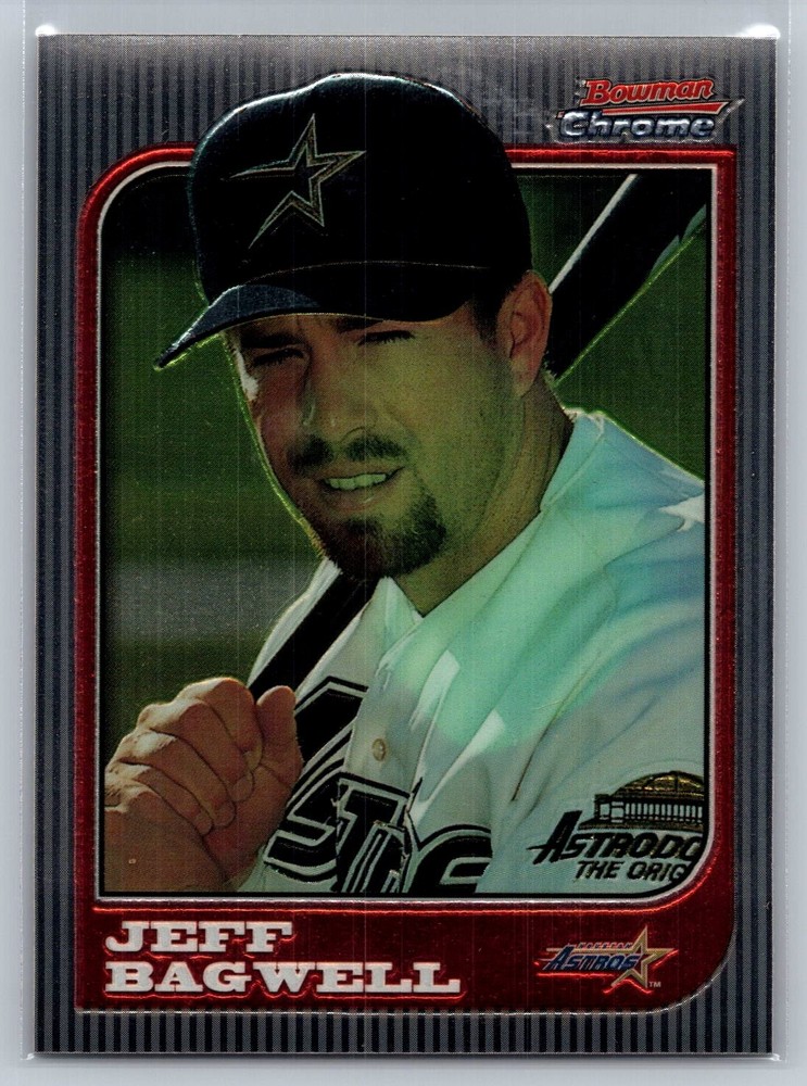 1997 Bowman Chrome Jeff Bagwell #68 Houston Astros