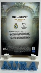 2025-26 Topps Chrome Women&rsquo;s UWCL Queens Of Football #6 Maria Mendez Rookie