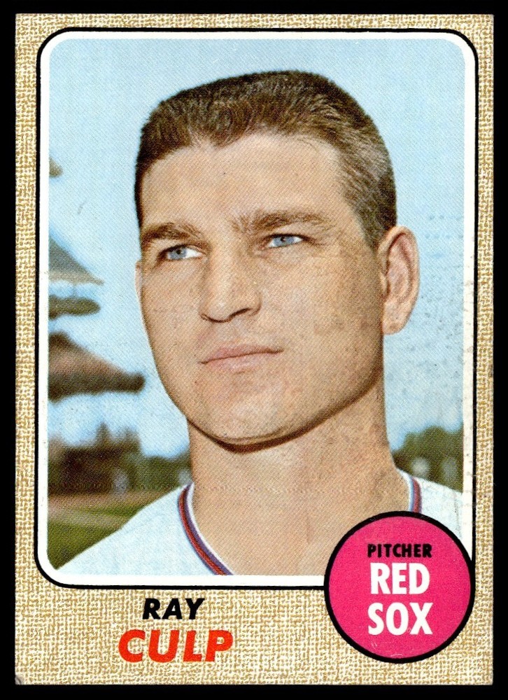 1968 Topps Ray Culp – Boston Red Sox #272