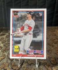 2026 Topps Series 2 Roman Anthony 1991 The Real One 50/90 #91B2-11 Red Sox
