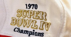 Vintage Annco Kansas City Chiefs 1970 Super Bowl IV Champions Hat Cap Arch Logo