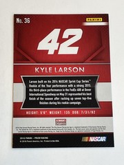 2016 Panini Prizm Racing #36 – Kyle Larson – Chip Ganassi Racing