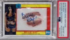 2016 Topps WWE Heritage Auto BILLIE KAY Authentic DIVA KISS AUTOGRAPH PSA 10