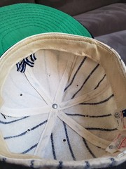 Vintage New York Yankees Wool Baseball Hat Cap Pinstripe American Needle 7 1/2