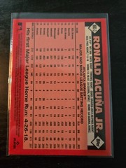 2021 Topps Chrome 1986 Refractor RONALD ACUNA JR. #86BC-3 BRAVES INSERT