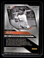 2025 Panini Prizm – Mel Ott, Mel Ott #232 Red Pulsar Prizm /399