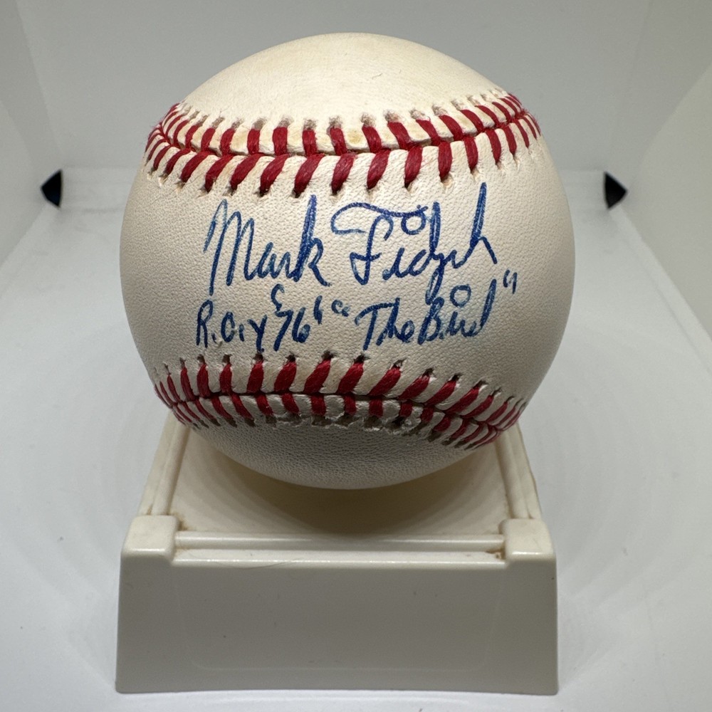 MARK FIDRYCH ROY 76 THE BIRD DETROIT TIGERS SIGNED AUTO OAL BASEBALL BECKETT