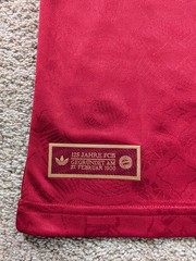 Bayern Munich Adidas 125 Year Anniversary Jersey Large