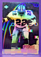 Emmitt Smith Dallas Cowboys 1991 Upper Deck Game Breakers Hologram Insert #GB5