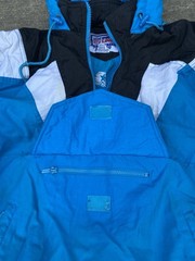 Vintage 90s Starter Carolina Panthers NFL Jacket Quarter Zip Wind Breaker
