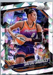 2025 Panini Prizm WNBA #4 Satou Sabally Ice Prizms