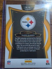 2024 Najee Harris Panini Select Black & Green Prizm Shock