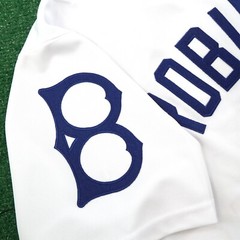 Jackie Robinson Brooklyn Dodgers Men&rsquo;s Home White Cooperstown Jersey w/ Patch