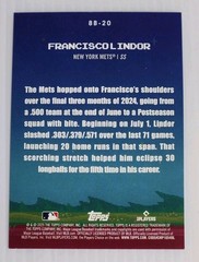 2025 Topps Series 1 Celebration Francisco Lindor #8B-20 8-Bit Ballers