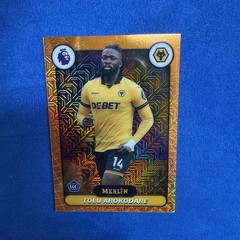 2026 Topps Merlin EPL Tolu Arokodare Rookie Orange Mojo /25 Wolverhampton (Y510)