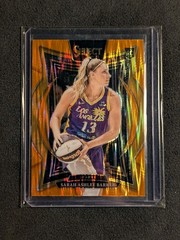 2025 #66 Sarah Ashlee Barker Panini Select WNBA Concourse Orange Flash Prizm RC