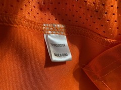 The Waterboy Bourbon Bowl Jersey Mens XL Orange #9 Bobby Boucher Movie Sewn Logo