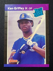 ERROR CARD 1989 Donruss Rated Rookie Ken Griffey Jr. #33 Seattle Mariners