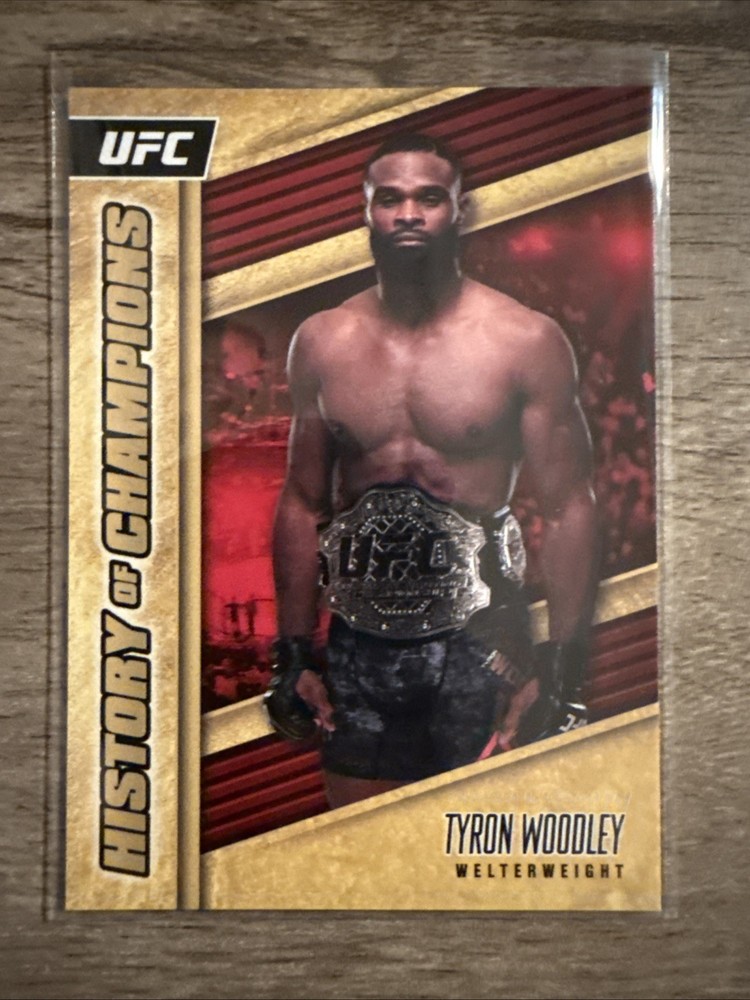 TYRON WOODLEY 2021 Panini Instant UFC History of Champions 1/325 RARE
