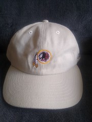 Vintage Washington Redskins Hat Adjustable Team NFL Beige Cotton Casual Wear Men