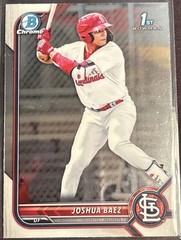 2022 Bowman Chrome Prospects Joshua Baez #BCP-112 1st Bowman Cardinals!!!