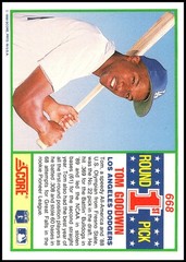 1990 Score #668 Tom Goodwin – Rookie RC FREE SHIPPING!