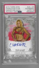 CHARLOTTE FLAIR 2016 TOPPS WWE UNDISPUTED AUTO CARD UA-CH PSA AUTHENTIC AUTO 10