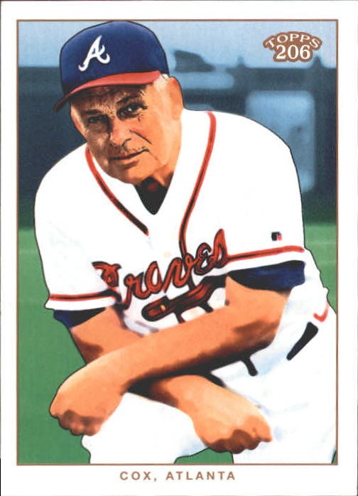 2002 Topps 206 Baseball Card #394 Bobby Cox MG