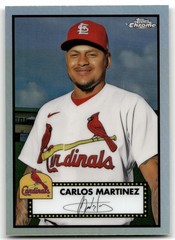 2021 Topps Chrome Platinum Anniversary Carlos Martinez #459 Refractor -BUY3 GET1