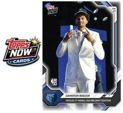 2025-26 NBA Topps Now #CBOO Cameron Boozer RC DRAFT Memphis Grizzlies – PRESALE