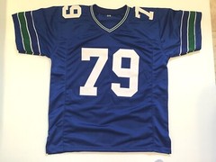 UNSIGNED CUSTOM Sewn Stitched Jacob Green Blue Jersey – M, L, XL, 2XL