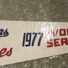 Dodgers Vs Yankees World Series 1977 Pennant MLB