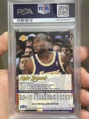 1997 FLEER ULTRA KOBE BRYANT GOLD MEDALLION #1G PSA 9 MINT
