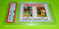 1974 OPC O PEE CHEE #4 HANK AARON SPECIAL 1960-1961 BRAVES HOF PSA 8 NM MINT