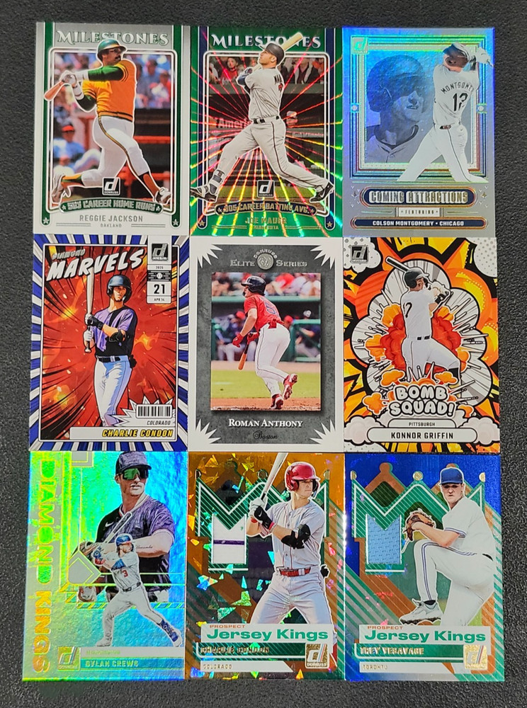 2025 Donruss Baseball INSERTS with Rookies You Pick – 2 Card Minimum