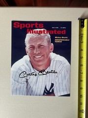 Mickey Mantle Signed 8×10 Photo N.Y. Yankees TAA COA 930 Sport Illustrated 1962