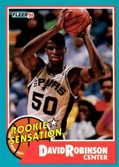 1990-91 Fleer #1 David Robinson Rookie Sensations