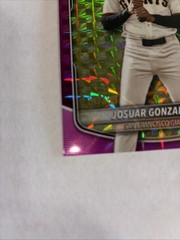 2025 Bowman Chrome – Prospects Josuar Gonzalez #BCP-153 Fuchsia Geometric /299