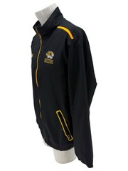 Under Armour Mizzou Tigers Jacket Men&rsquo;s L Black Gold Storm1 Full Zip NCAA YGI U6
