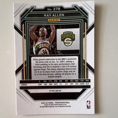 Panini 2022-23 Prizm Ray Allen Seattle SuperSonics #278 Pink Prizm Parallel