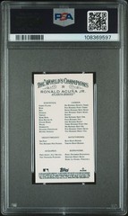 2024 ALLEN & GINTER CHROME-MINI-GOLD REFRACTOR #20 RONALD ACUNA JR. 40/50 PSA 9